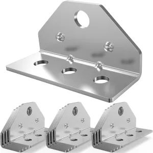 12 PCS Boat Trailer Top Angle Swivel Top Angle Bracket,Galvanized Boat Pontoon Trailer Bolster Bunk Board Adjustable Swivel Brackets