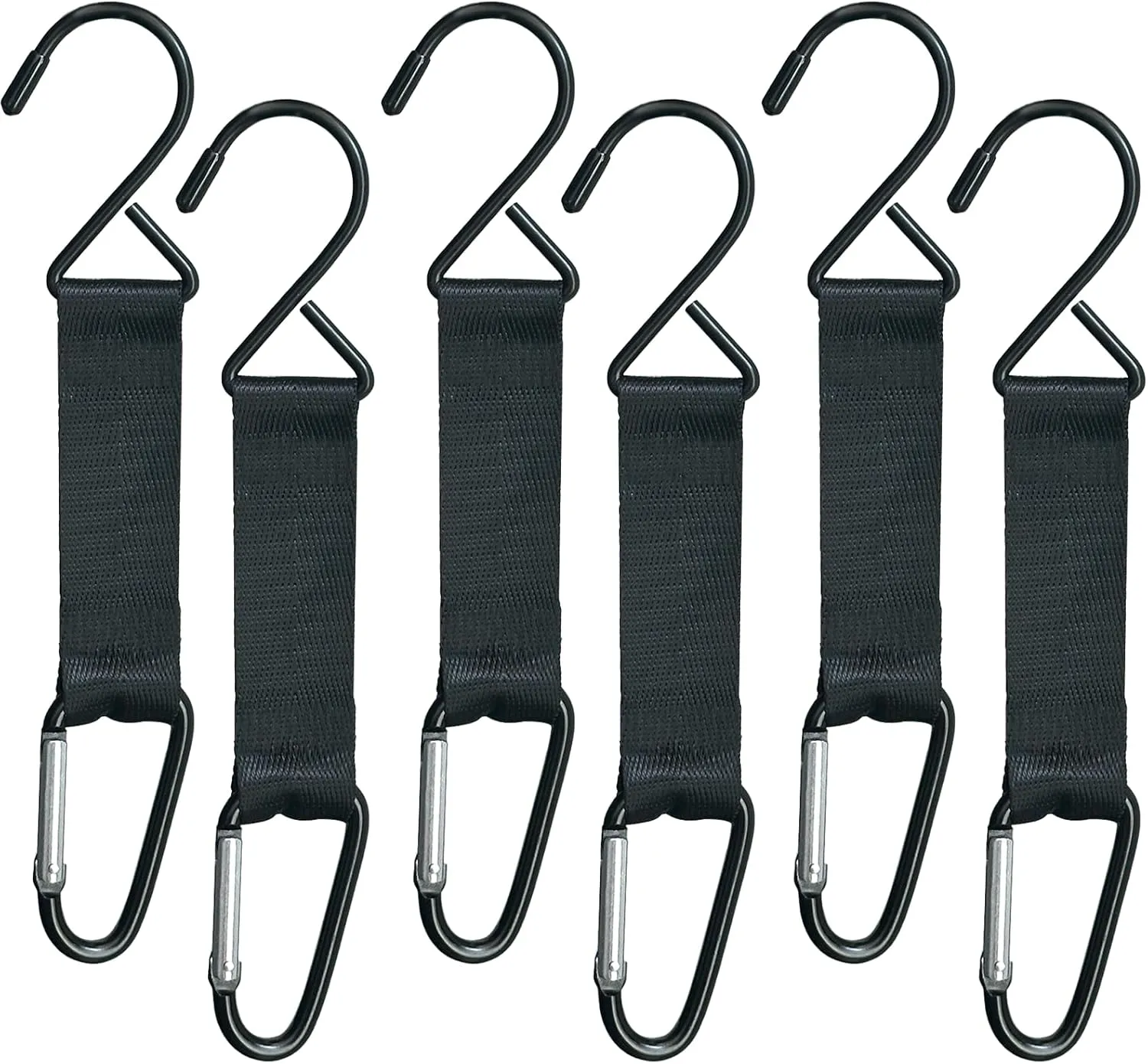6 pcs Baseball Fence Hook Set Multi Functional Nylon Safety Clips Outdoor Sports Equipment Metal Hooks for Softball Soccer Bag Water Cup Backpack Fencing Hooks Durable Hanging Clips