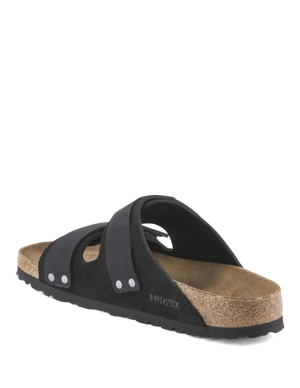 Birkenstock Uji Nubuck Leather Suede Negras Hombre