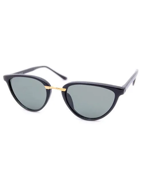 CASS Black Cat-Eye Sunglasses