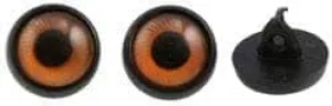 Efco ojos cristal coser marrones 8mm 2pares