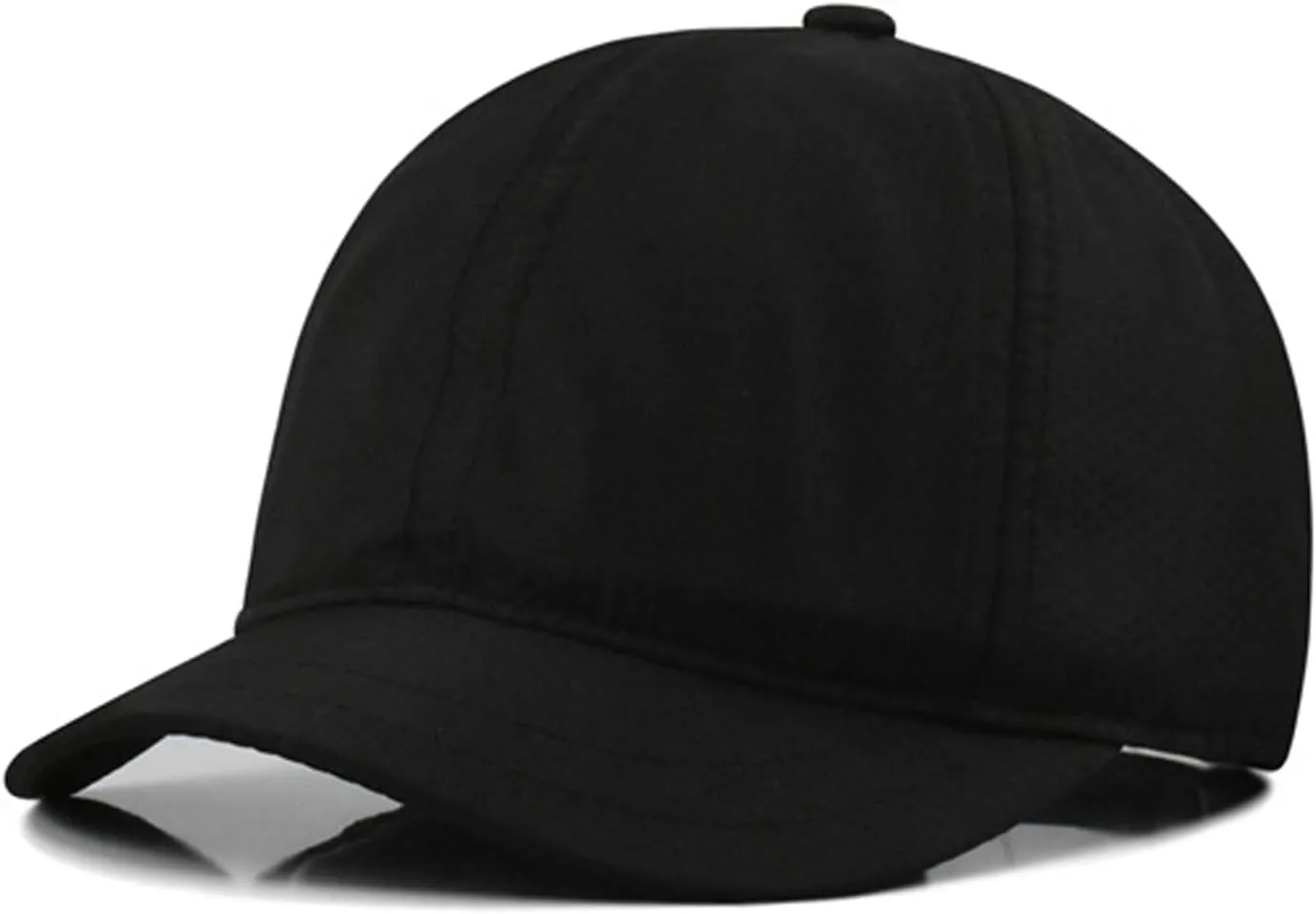 Fashion Short Brim Lightweight Quick Dry Baseball Cap Unconstructed Plain Low Profile Dad Hat for Men Women