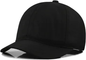 Fashion Short Brim Lightweight Quick Dry Baseball Cap Unconstructed Plain Low Profile Dad Hat for Men Women