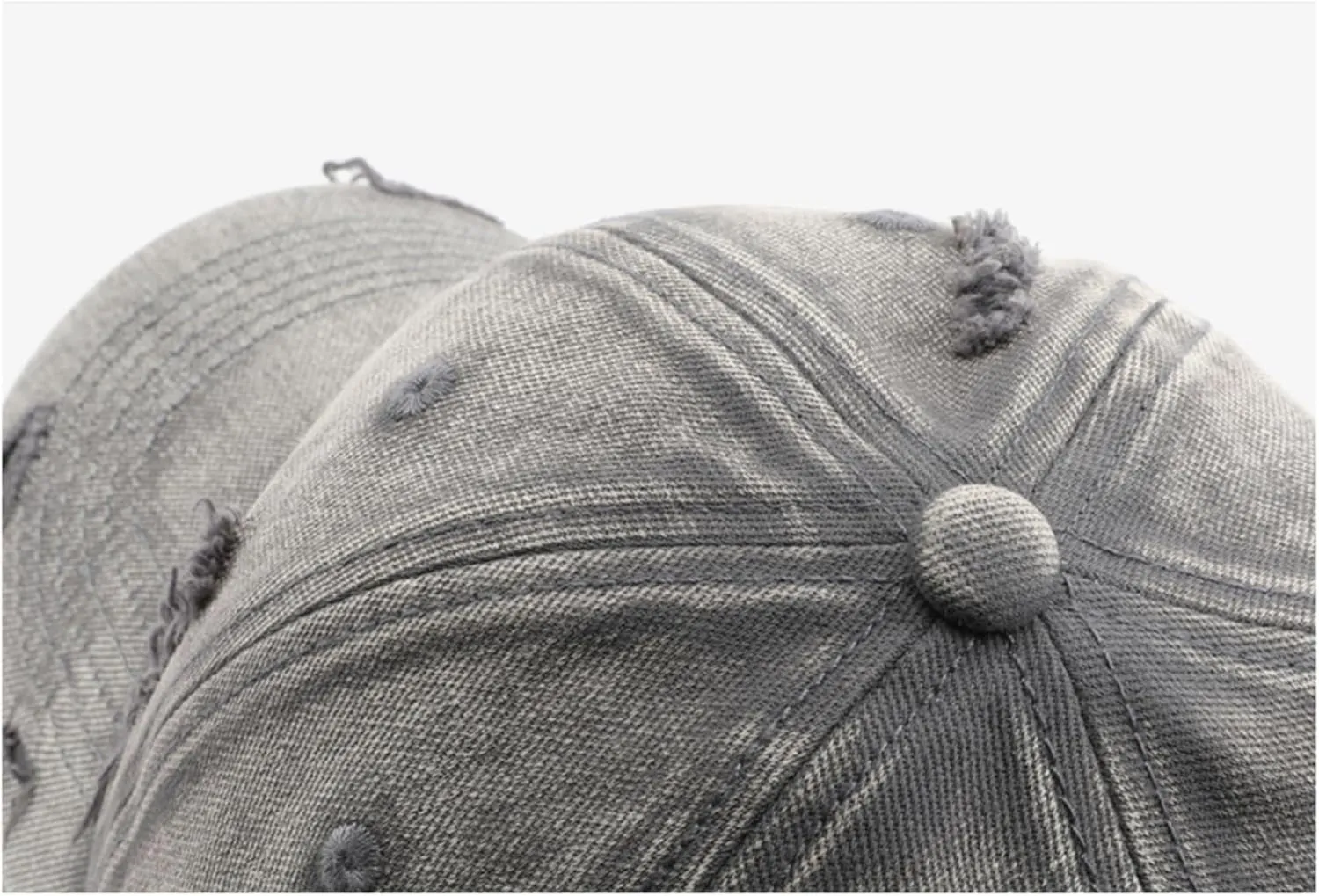 Fashion Vintage Washed Distressed Baseball Cap Unconstructed Dad Hat Trendy Trucker Hats Headwear for Men Women