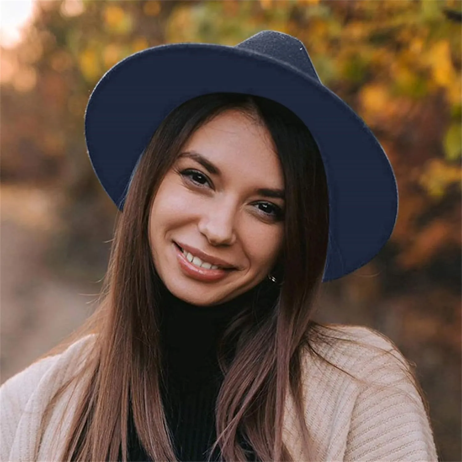 Fedora Hats for Mens Womens Fedora Hats Two Tone Wide Brim Fedora Hats Rancher Hat Fedora Sun Hats
