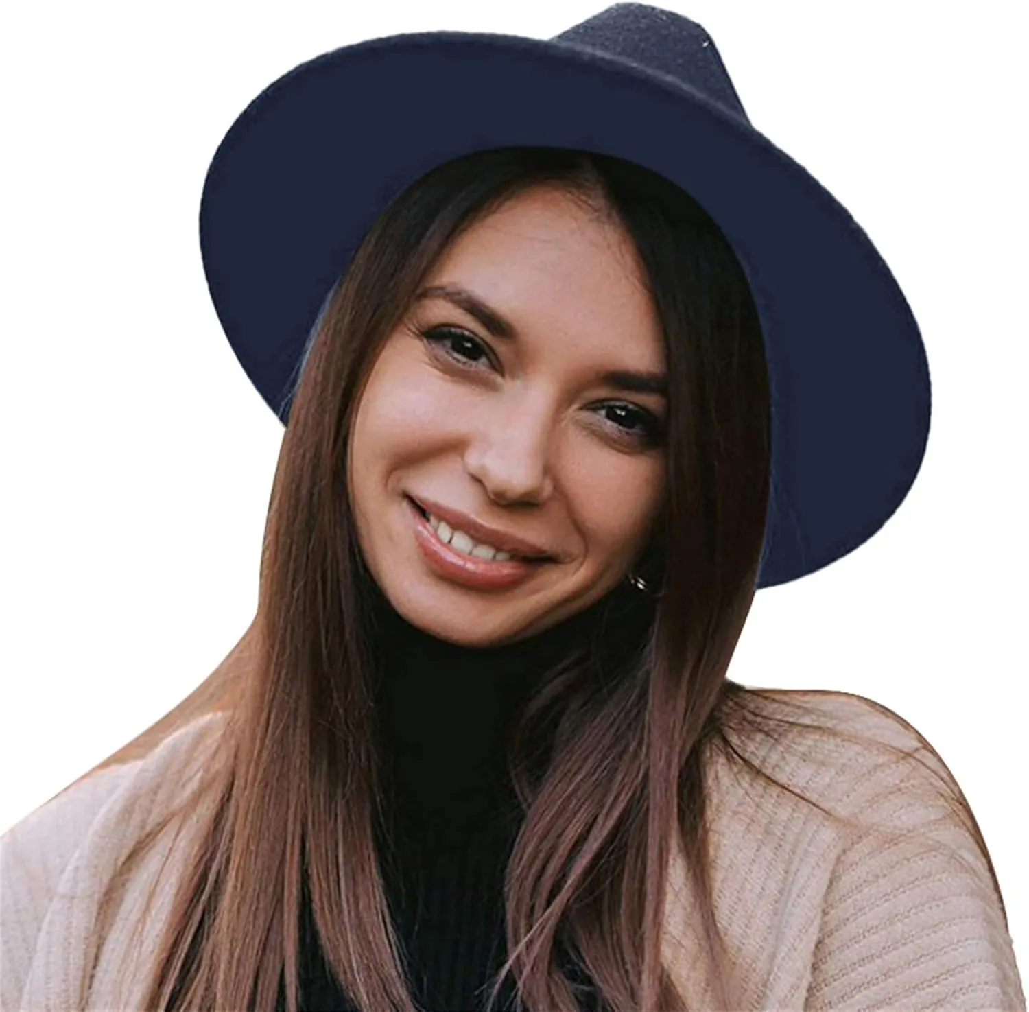 Fedora Hats for Mens Womens Fedora Hats Two Tone Wide Brim Fedora Hats Rancher Hat Fedora Sun Hats