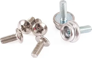 Football Helmet Repair Kit, Helmet Mask Screw Kit, Universal Facemask Hardware Kit, Stainless Steel Sports Helmets Repair Kit, Football Helmet Hardware Kit for Youth Baseball Sports