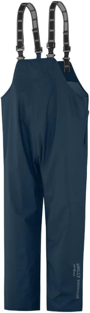 Helly-Hansen Workwear Mandal Waterproof Bib Overalls for Men - PVC-Coated Polyester, Breathable, Adjustable Work Bibs for Men