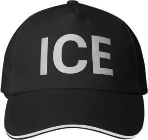 ICE Hat Vintage Baseball Caps Globe with America hat (US, Alpha, One Size, ICE)