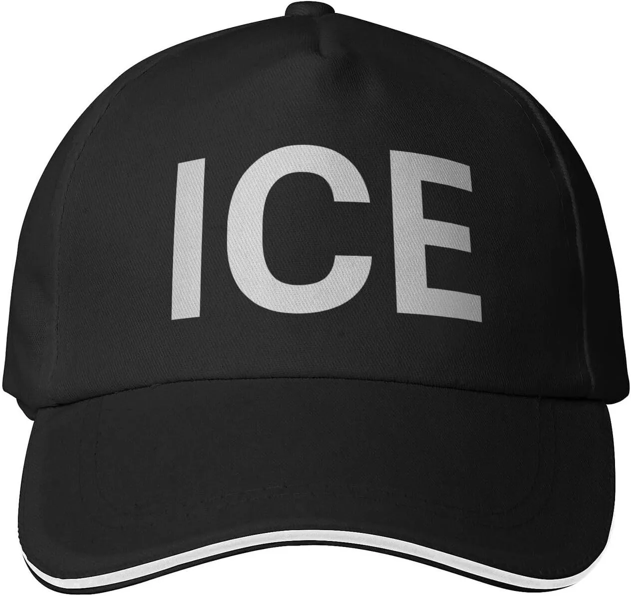 ICE Hat Vintage Baseball Caps Globe with America hat (US, Alpha, One Size, ICE)