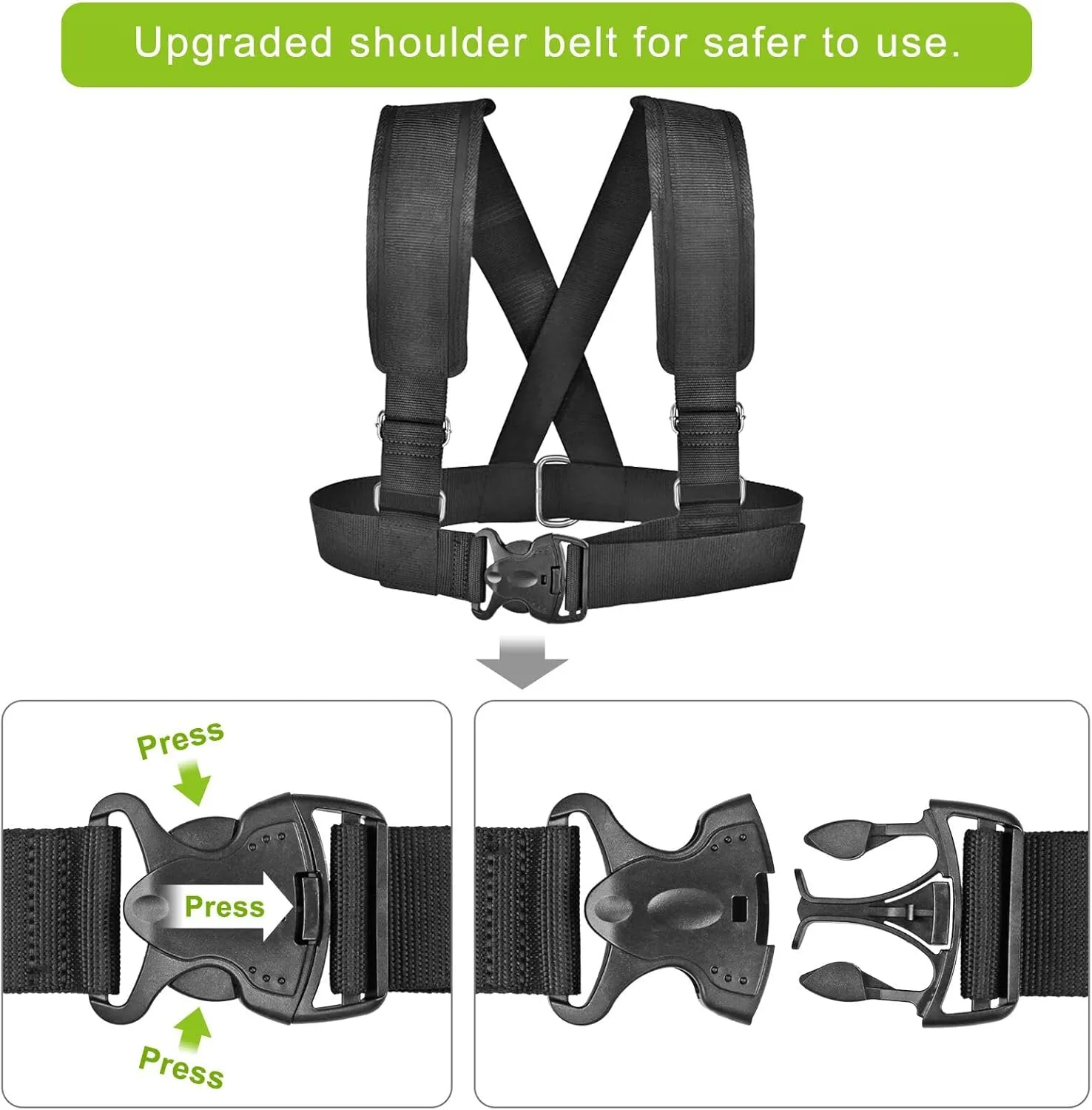 Kipika Weight Sled Fitness Sled Speed Training Sled Workout Sled, Adjustable Height Weight Training Sled, Enhance Muscle Strength and Explosive Power, Suitable for 1" & 2" Weight Plate
