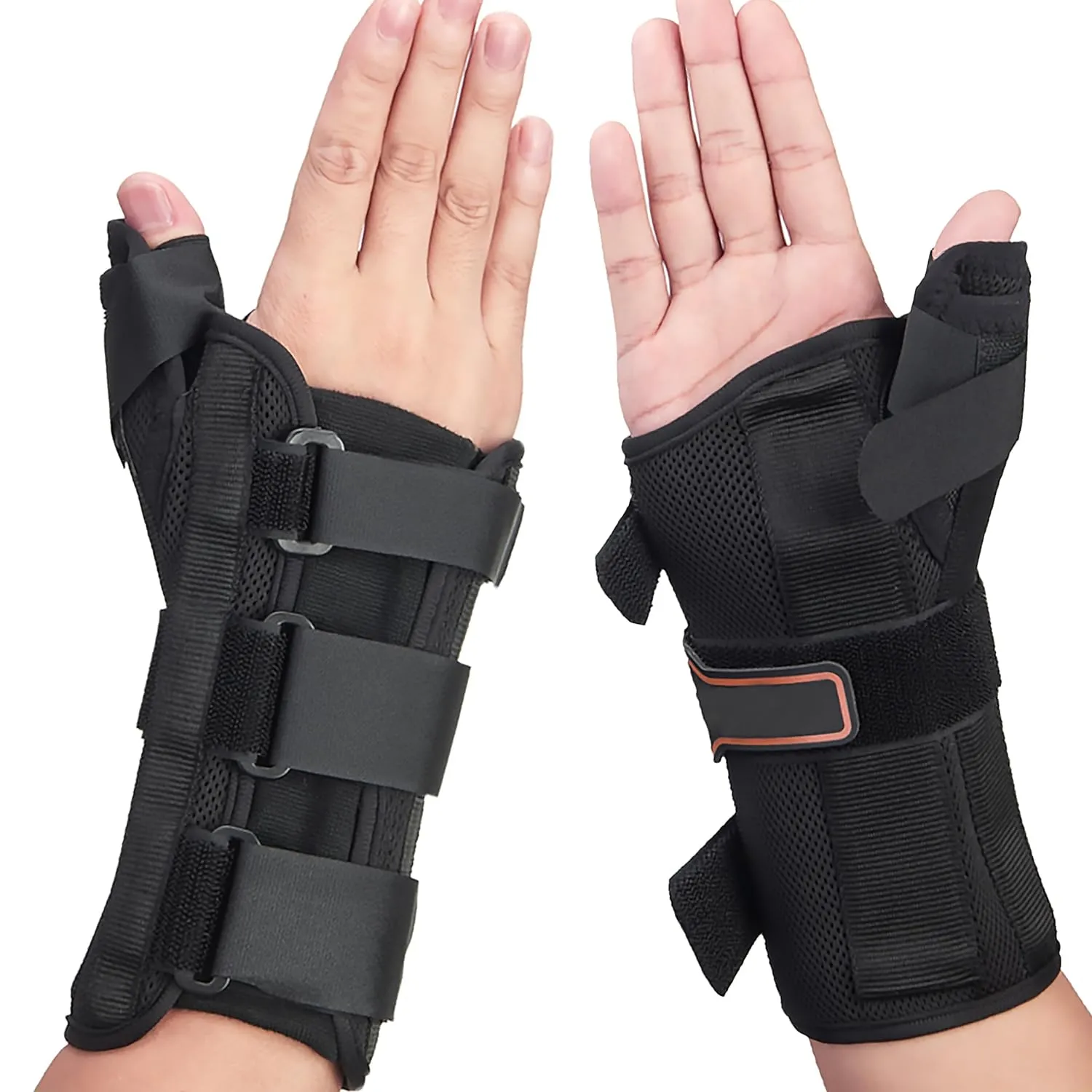 Medibot Wrist Brace & Thumb Spica Splint, for De Quervain's Tenosynovitis, Tendonitis, Carpal Tunnel & Arthritis Wrist Support Thumb Splint (Right Hand - Large)