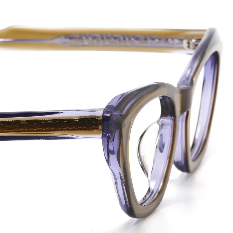 Muzz Women's Full Rim Cat Eye Acetate Eyeglasses 73rx