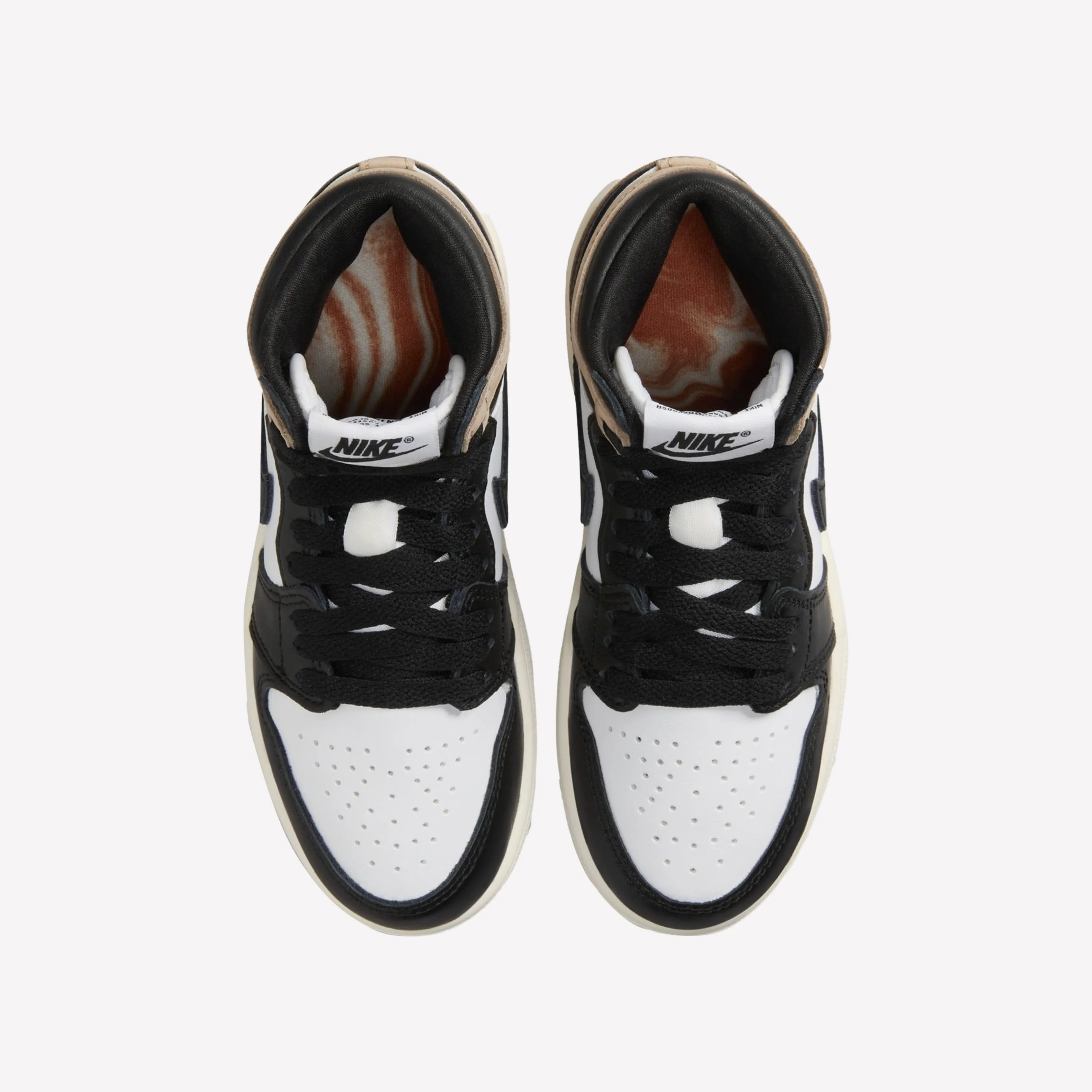 Nike Kids Jordan Retro 1 High OG  - Black/Legend Brown/White