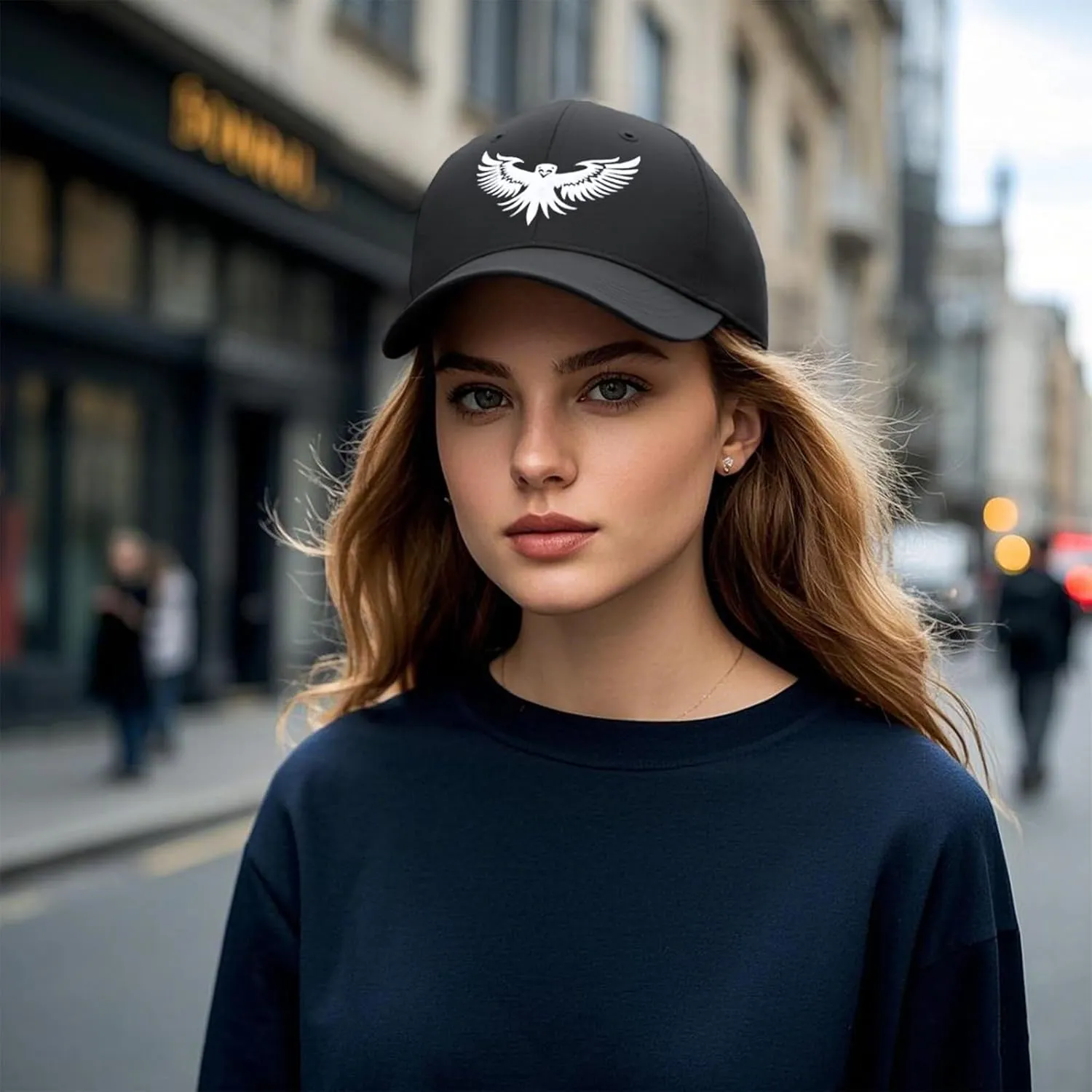 Panda/Eagle Baseball Cap for Women Men Adjustable Fit Structured Trendy Hat