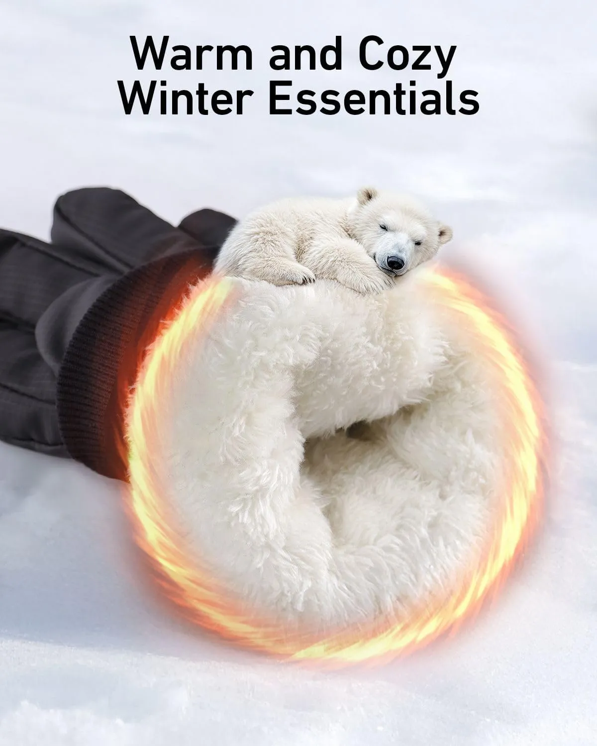 RIGWARL Winter Gloves for Cold Weather, Warm Snow Gloves Men Women, Skiing Glove with Touchscreen Fingers for Hiking Running