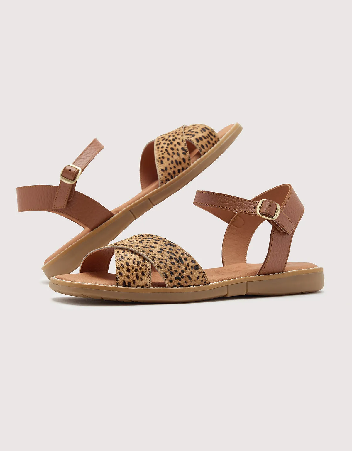 Sandalia Pala Animal Print - Masai
