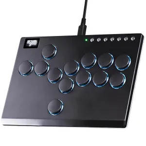 Sehawei Haute42 All Metal Arcade Stick 13Keys All-Button Controller with Custom RGB & Turbo Functions,Arcade Fighting Stick for PC/Ps3/Ps4/Switch/Steam-Supports SOCD