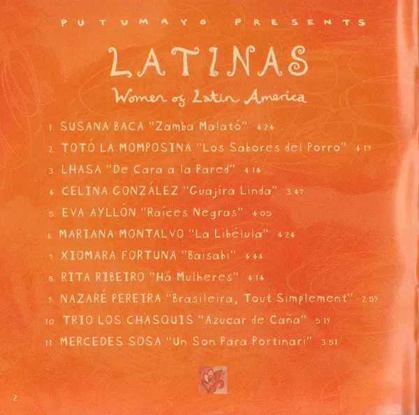 Various - Latinas (Women Of Latin America) (CD) (NM or M-, VG )