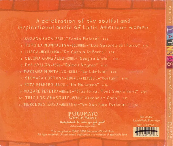 Various - Latinas (Women Of Latin America) (CD) (NM or M-, VG )