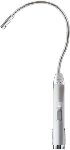 Zippo Silver Flex Neck Utility Lighter XL, Unfilled